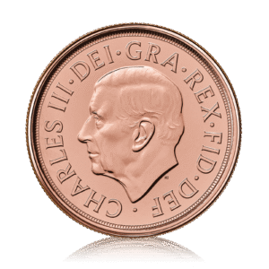 Quarter Gold Sovereign King Charles lll (Grade C)