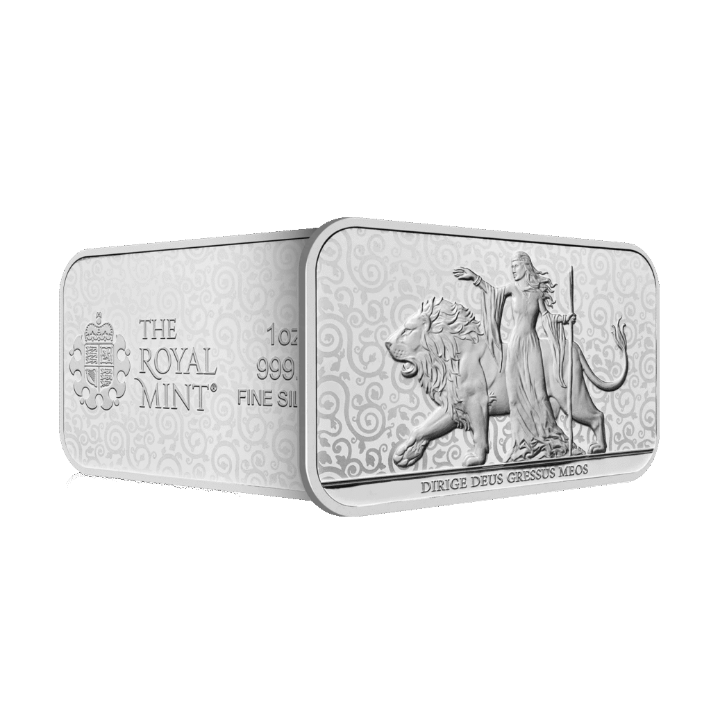 1oz Silver Royal Mint Una & The Lion Bar