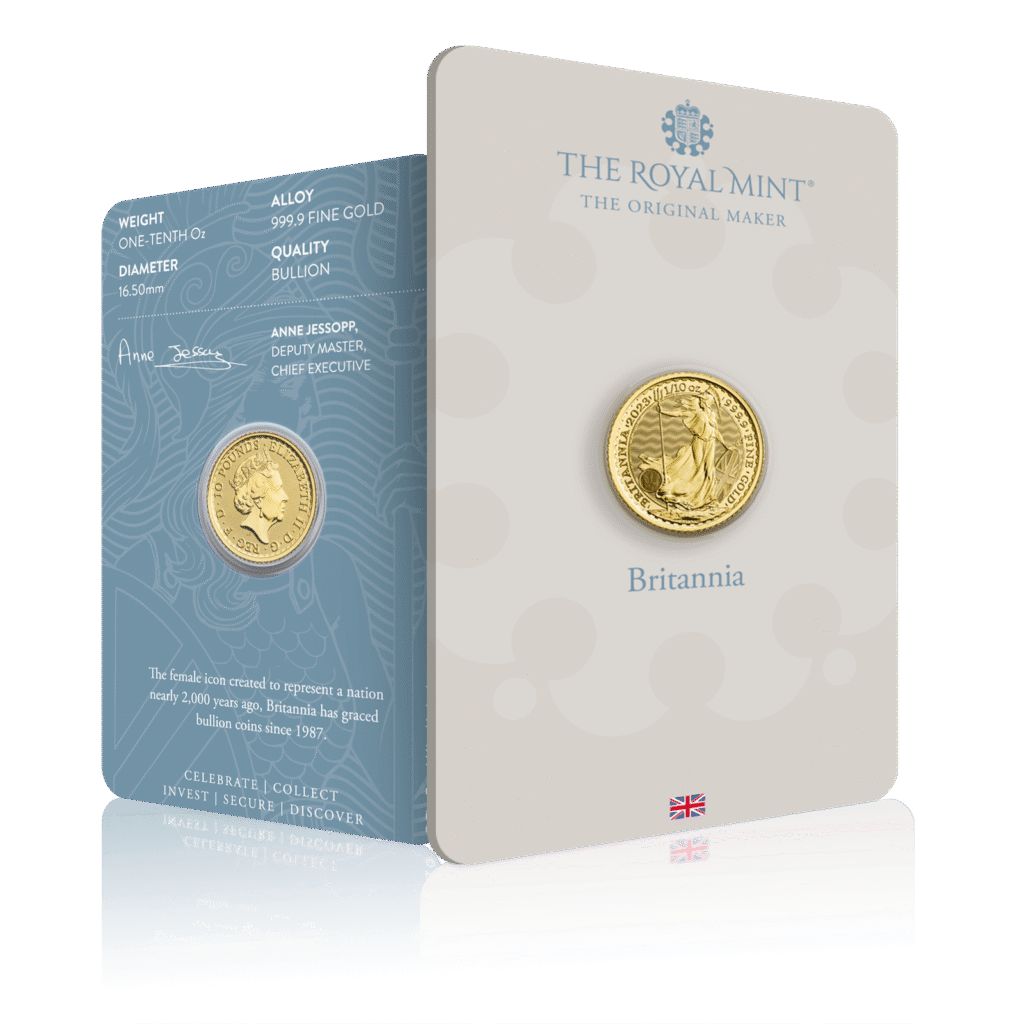 1/2oz Gold Royal Mint Britannia (2024) In Card