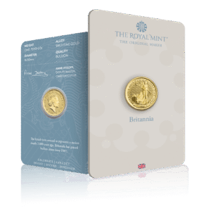 1/2oz Gold Royal Mint Britannia (2024) In Card