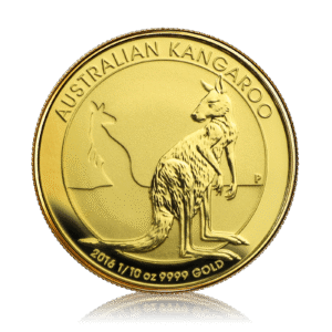 1/10th Ounce Gold Australian Kangaroo (2016)