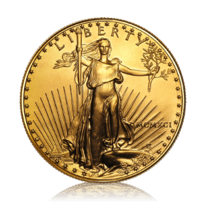 1oz Gold US American Eagle (1990)