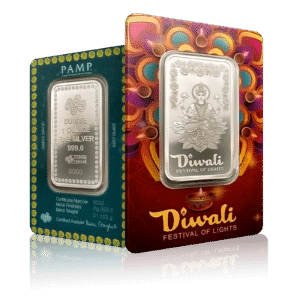 1oz PAMP Silver Diwali Bar (2025)
