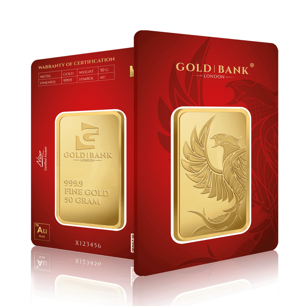 50g Gold Bank Phoenix Edition 2.0 Gold Bar