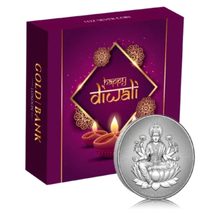 1 Oz Silver Gold Bank Happy Diwali Laxmi (Box Set)