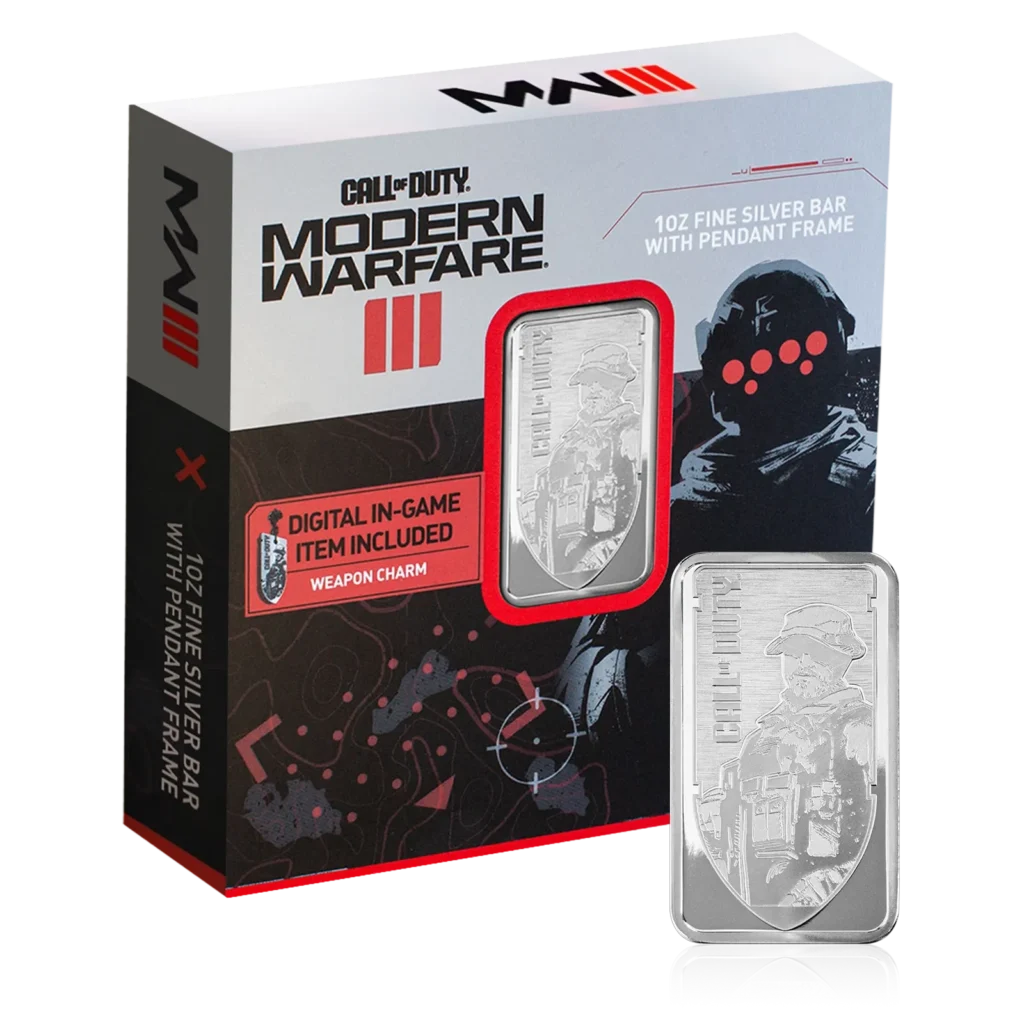 1oz Silver PAMP Call of Duty Modern Warfare 20th Anniversary (Box Set)