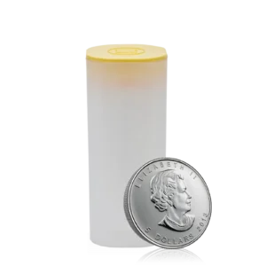 1oz Silver Canadian Maple Leaf Tube of 25 (2013)