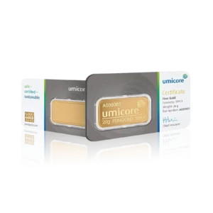 20g Umicore Investment Gold Bar (999.9)