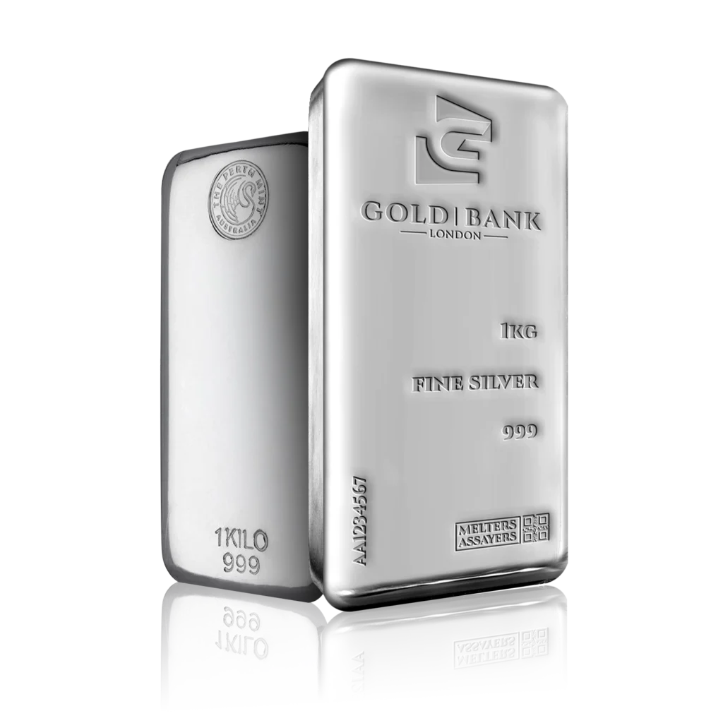 1kg Silver Investment Bar Mixed Brands (Best Value)
