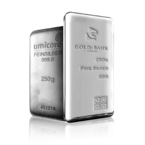 250g Silver Investment Bar Mixed Brands (Best Value)