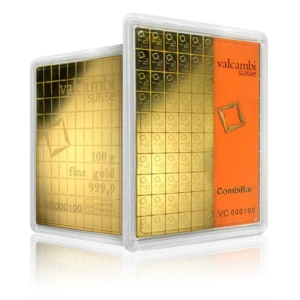 100 x 1g Pure Gold Invesment CombiBar