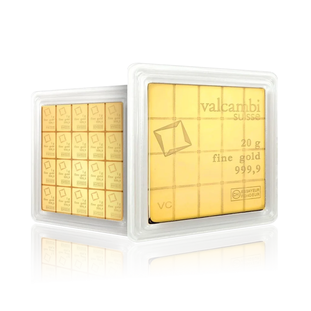 20 x 1g Pure Gold Investment CombiBar 999.9