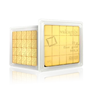 20 x 1g Pure Gold Investment CombiBar 999.9