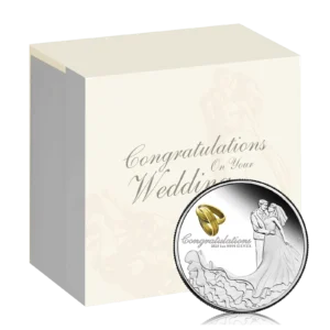 1 Oz Silver Congratulations Happy Wedding Gift Box (2025)