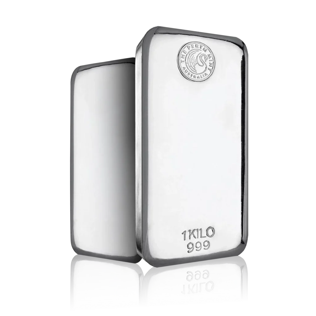 1KG Perth Mint Investment Silver Bar