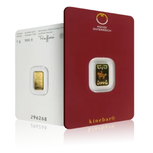 1g Austrian Mint Kinebar Investment Gold Bar