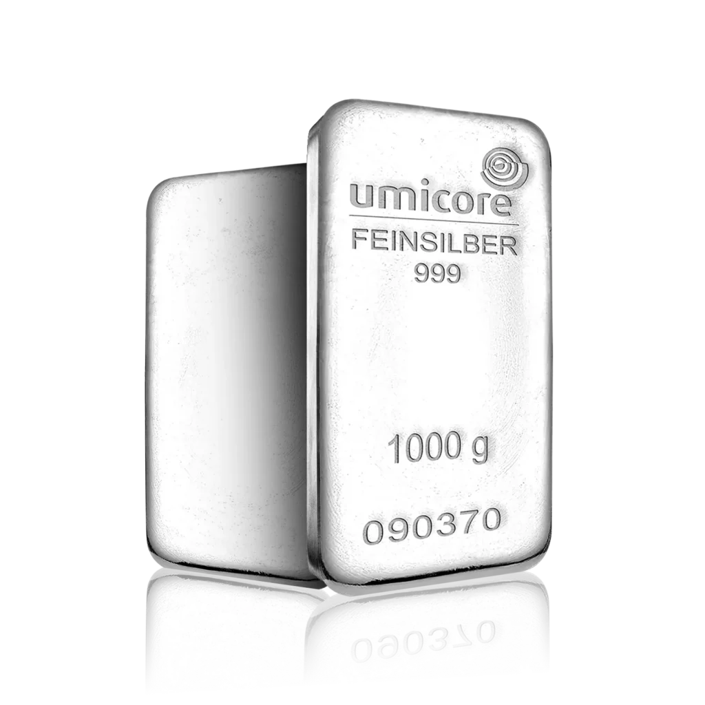 1kg Umicore Investment Silver Bar (999)
