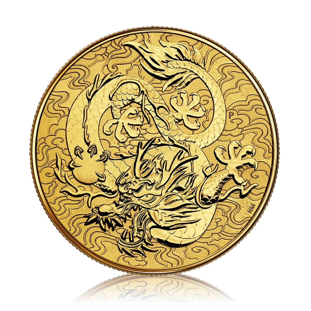 1 Oz Gold Perth Mint Dragon Coin (2022)