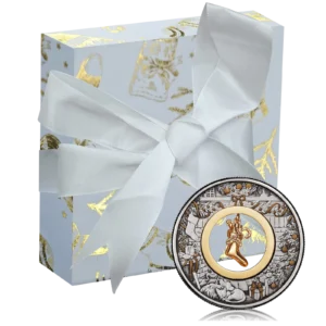 2 Oz Silver Antique Coloured Coin – Night Before Christmas (2023)