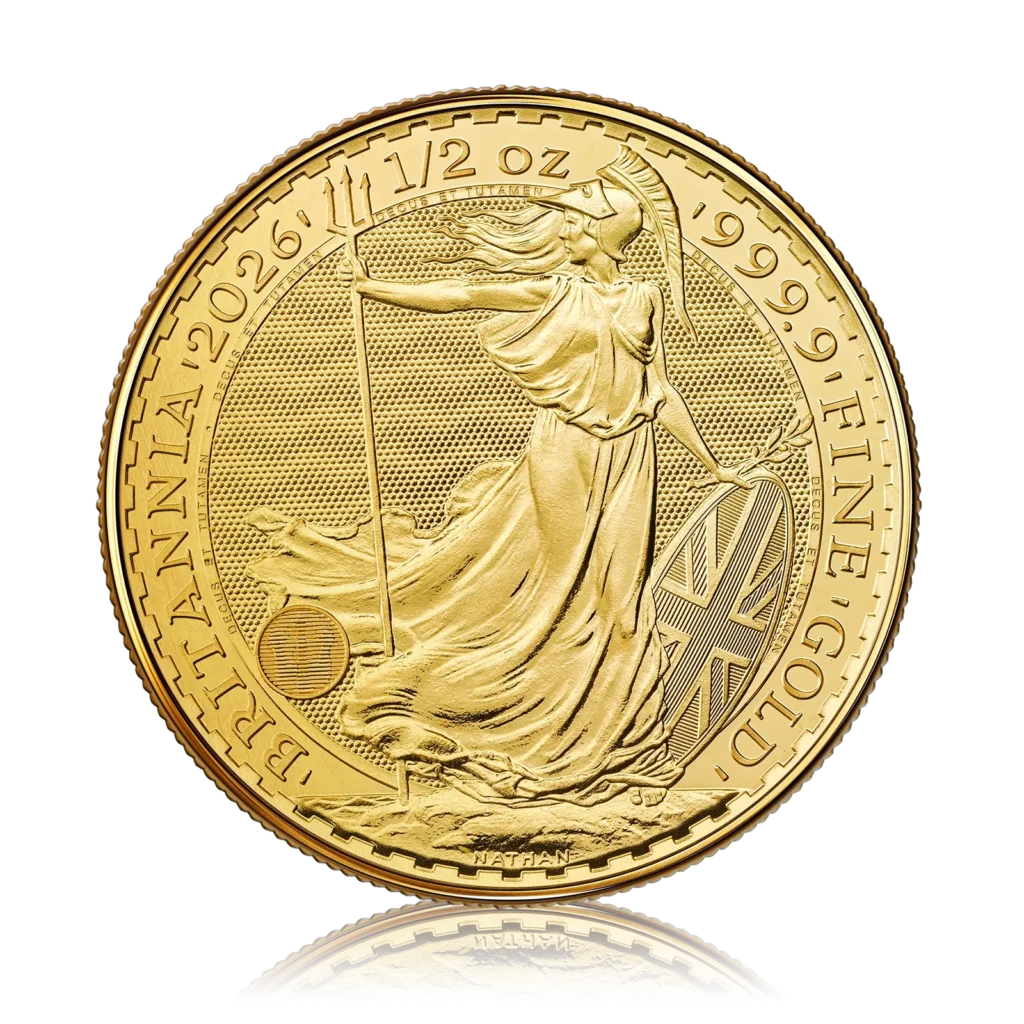 1/2 Oz Gold Royal Mint Britannia King Charles lll (2026)