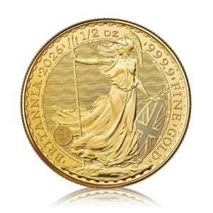 1/2 Oz Gold Royal Mint Britannia King Charles lll (2026)