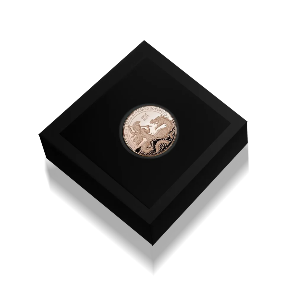 1/8th Rose Gold Sovereign St. George and Dragon Box Set (2025)