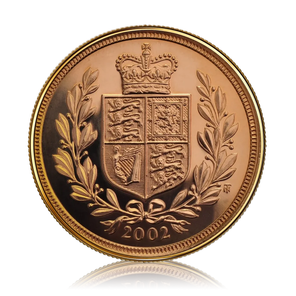 Half Gold Sovereign Queen Elizabeth Fourth Head (2002)