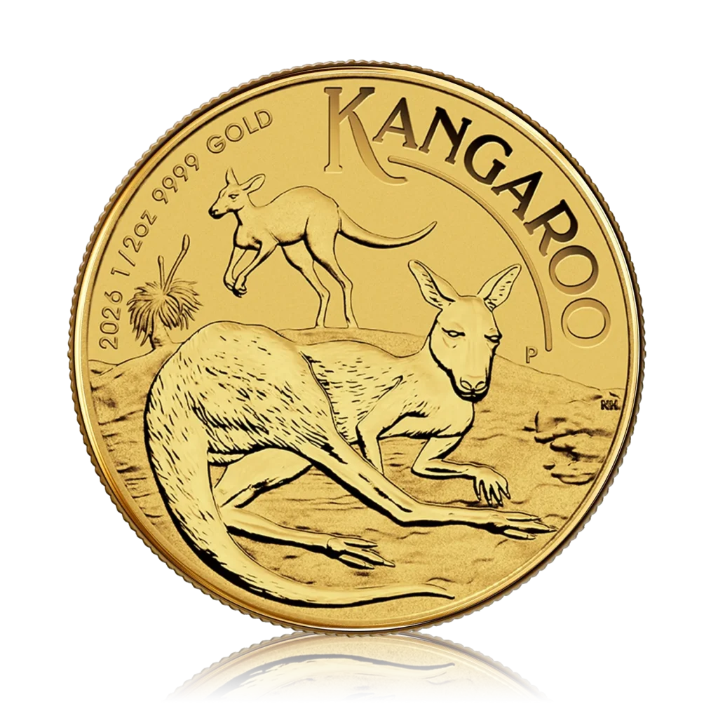 1/2 Oz Gold Perth Mint Australian Kangaroo (2026)