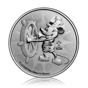 1 Oz Silver Disney Steamboat Willie Coin (2017)