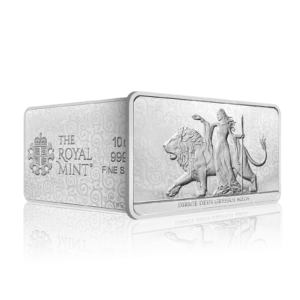 10 Oz Silver Royal Mint Una & Lion Bar (999.9)