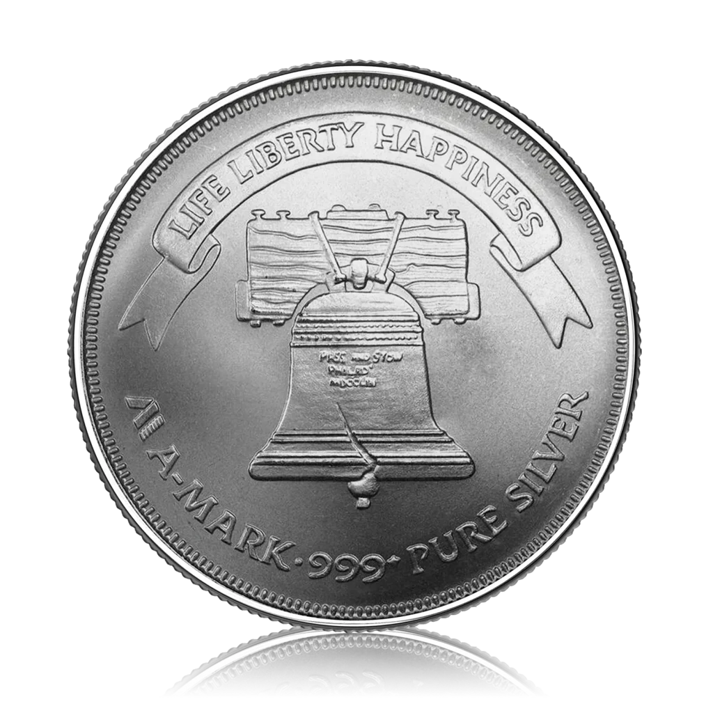 1 Oz Silver US Liberty A-Mark Art Round Coin (999.9)