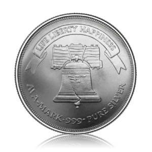 1 Oz Silver US Liberty A-Mark Art Round Coin (999.9)