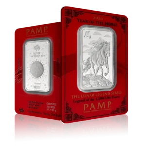 1 Oz Silver PAMP Year of the Horse (2026)