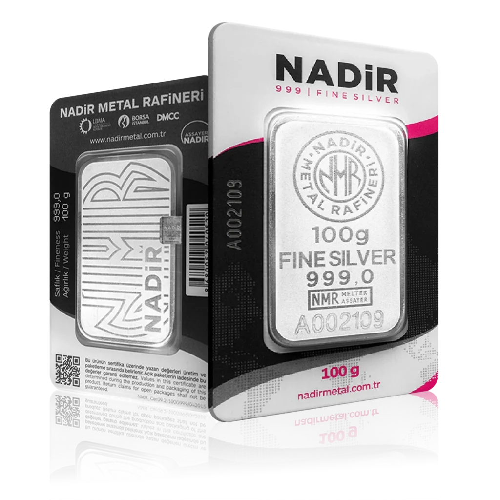100g Nadir Investment Silver Bar (999.9)