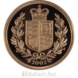 Gold Sovereign Queen Elizabeth Fourth Head (2002)