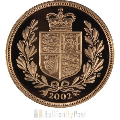 Gold Sovereign Queen Elizabeth Fourth Head (2002)