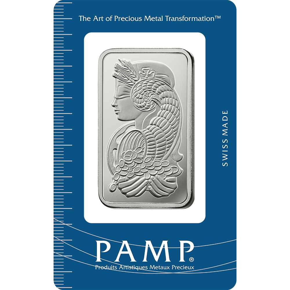 1oz PAMP Lady Fortuna Silver Bar