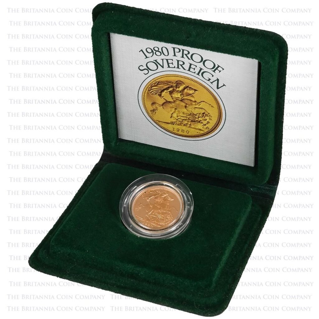 Gold Sovereign Elizabeth II Proof Box Set (1980)