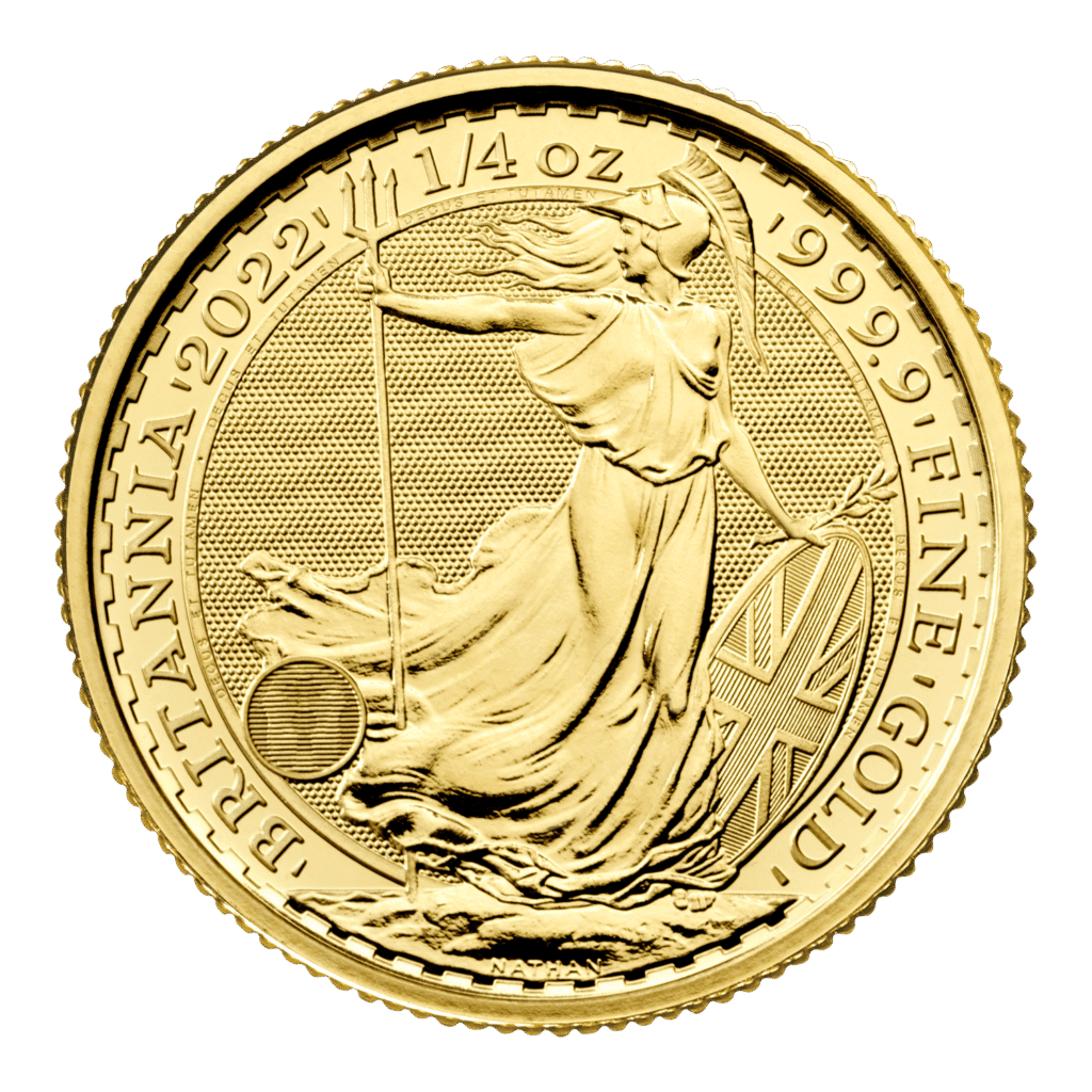 1/4 Oz Gold Royal Mint Britannia (2022)